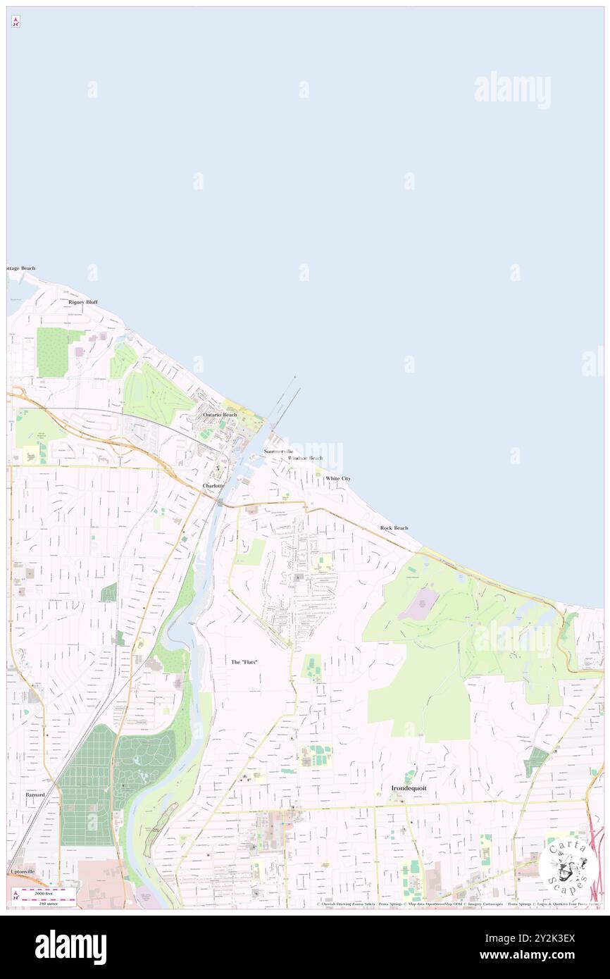 Windsor Beach, Monroe County, Stati Uniti, Stati Uniti, New York, N 43 15' 14'', S 77 35' 49'', MAP, Cartascapes Map pubblicata nel 2024. Esplora Cartascapes, una mappa che rivela i diversi paesaggi, culture ed ecosistemi della Terra. Viaggia attraverso il tempo e lo spazio, scoprendo l'interconnessione del passato, del presente e del futuro del nostro pianeta. Foto Stock