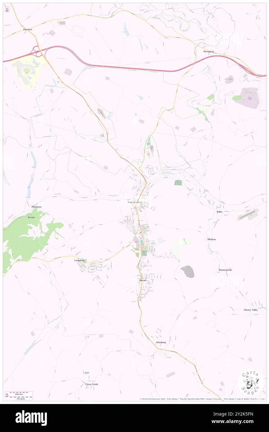 Burgettstown, Contea di Washington, Stati Uniti, Stati Uniti, Pennsylvania, N 40 22' 55'', S 80 23' 34'', MAP, Cartascapes Map pubblicata nel 2024. Esplora Cartascapes, una mappa che rivela i diversi paesaggi, culture ed ecosistemi della Terra. Viaggia attraverso il tempo e lo spazio, scoprendo l'interconnessione del passato, del presente e del futuro del nostro pianeta. Foto Stock