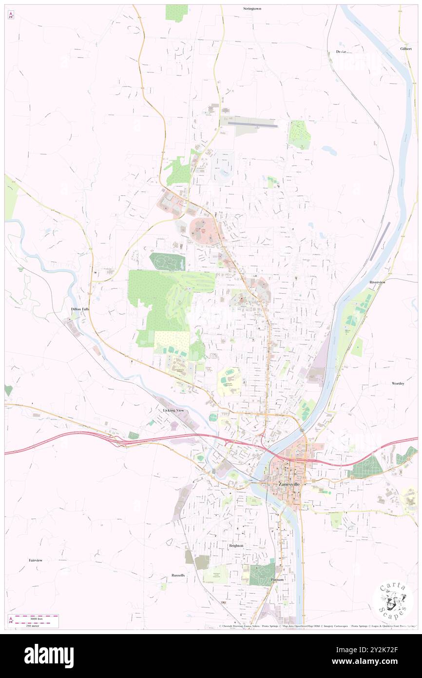 Northwood, Muskingum County, Stati Uniti, Ohio, N 39 58' 16'', S 82 1' 26'', MAP, Cartascapes Map pubblicata nel 2024. Esplora Cartascapes, una mappa che rivela i diversi paesaggi, culture ed ecosistemi della Terra. Viaggia attraverso il tempo e lo spazio, scoprendo l'interconnessione del passato, del presente e del futuro del nostro pianeta. Foto Stock