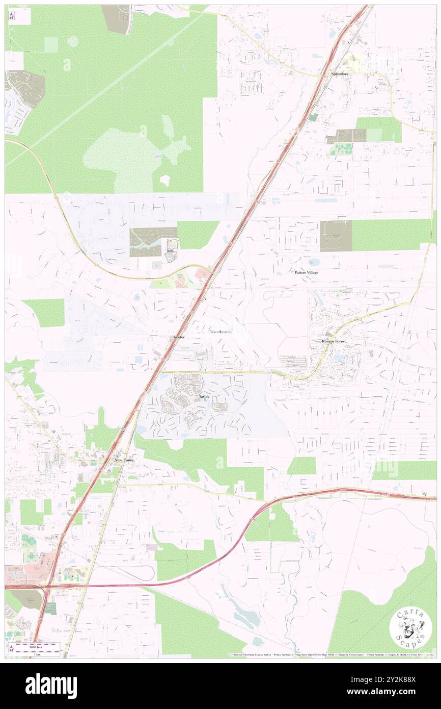 Woodbranch, Montgomery County, Stati Uniti, Stati Uniti, Texas, N 30 10' 51'', S 95 11' 19'', MAP, Cartascapes Map pubblicata nel 2024. Esplora Cartascapes, una mappa che rivela i diversi paesaggi, culture ed ecosistemi della Terra. Viaggia attraverso il tempo e lo spazio, scoprendo l'interconnessione del passato, del presente e del futuro del nostro pianeta. Foto Stock