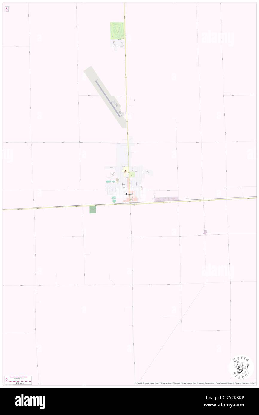 Grant, Perkins County, Stati Uniti, Nebraska, N 40 50' 30'', S 101 43' 30'', MAP, Cartascapes Map pubblicata nel 2024. Esplora Cartascapes, una mappa che rivela i diversi paesaggi, culture ed ecosistemi della Terra. Viaggia attraverso il tempo e lo spazio, scoprendo l'interconnessione del passato, del presente e del futuro del nostro pianeta. Foto Stock