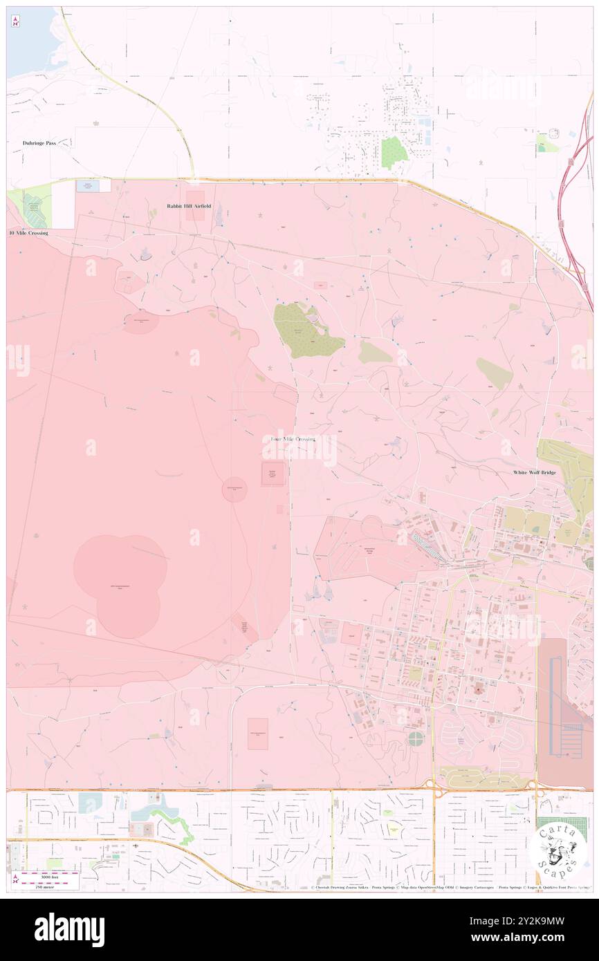 Four Mile Crossing, Comanche County, Stati Uniti, Oklahoma, N 34 41' 10'', S 98 26' 43''', MAP, Cartascapes Map pubblicata nel 2024. Esplora Cartascapes, una mappa che rivela i diversi paesaggi, culture ed ecosistemi della Terra. Viaggia attraverso il tempo e lo spazio, scoprendo l'interconnessione del passato, del presente e del futuro del nostro pianeta. Foto Stock