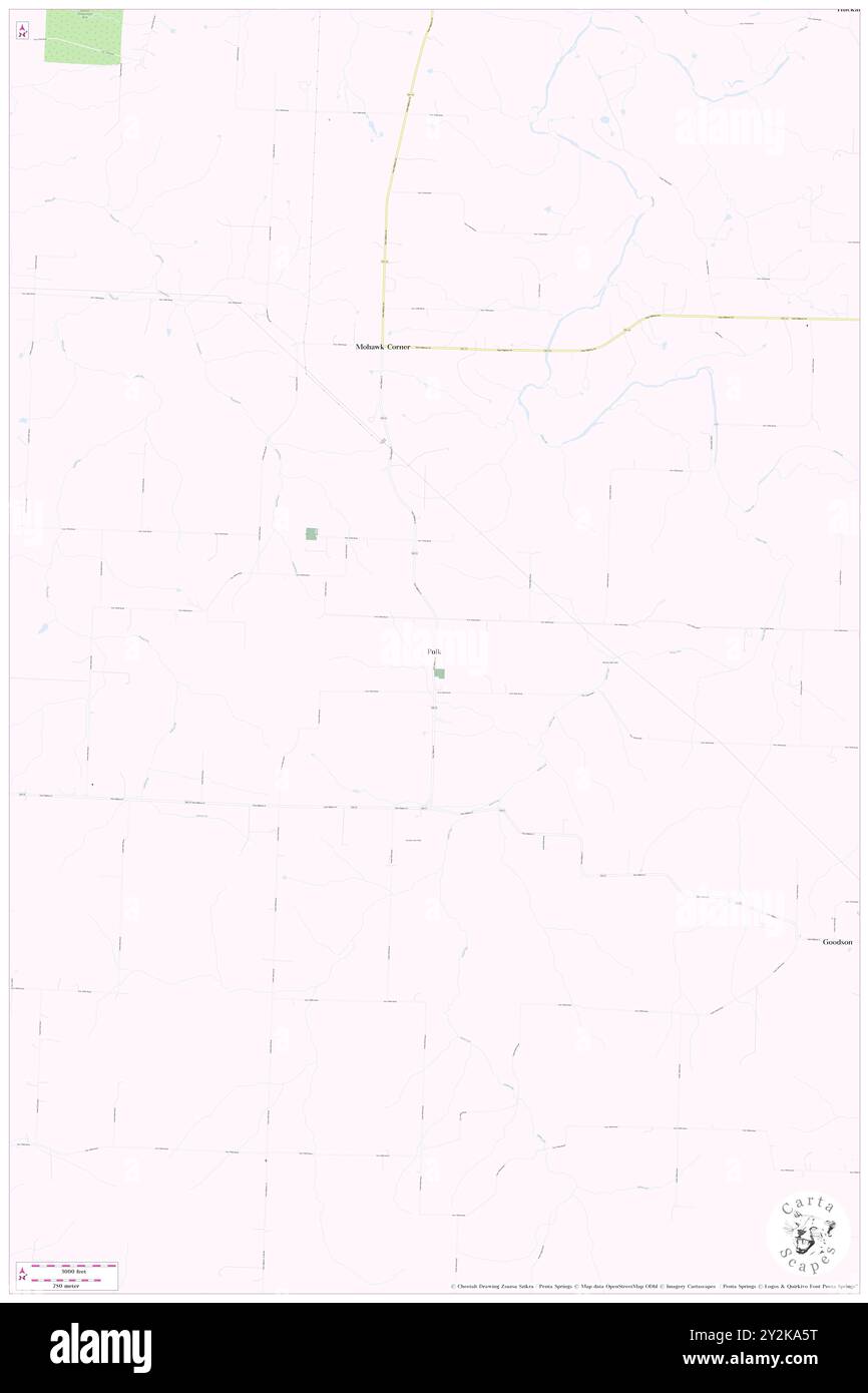 Polk, Polk County, Stati Uniti, Stati Uniti, Missouri, N 37 43' 45'', S 93 17' 57'', MAP, Cartascapes Map pubblicata nel 2024. Esplora Cartascapes, una mappa che rivela i diversi paesaggi, culture ed ecosistemi della Terra. Viaggia attraverso il tempo e lo spazio, scoprendo l'interconnessione del passato, del presente e del futuro del nostro pianeta. Foto Stock