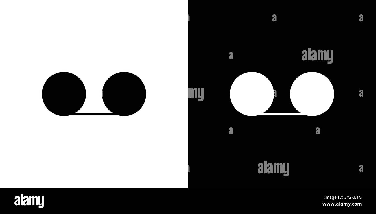 Icona Voicemail, logo lineare, set di marchi in bianco e nero per il Web Illustrazione Vettoriale Icona Voicemail, logo lineare, set di marchi in bianco e nero per il Web Illustrazione Vettoriale