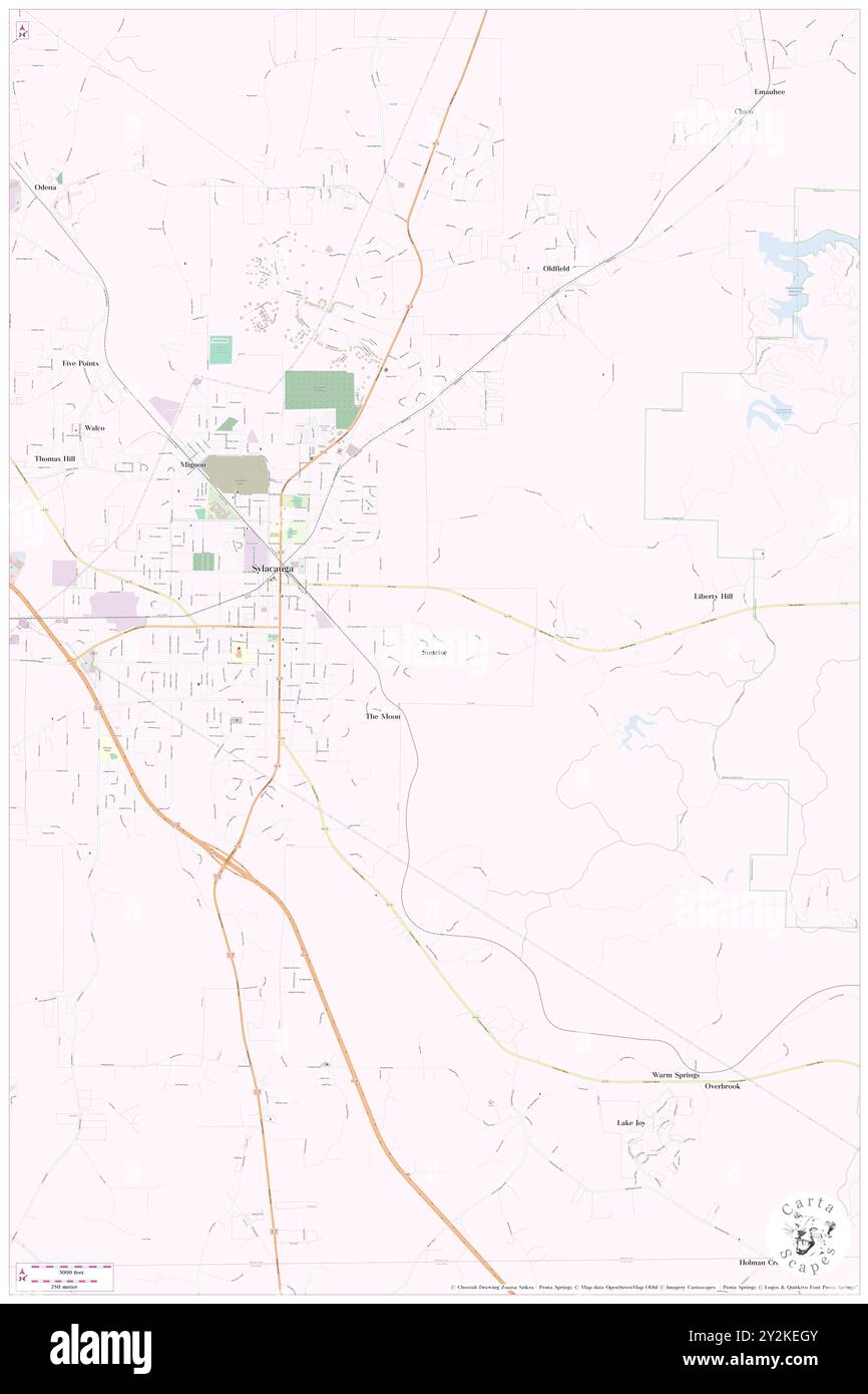 Sunrise, Talladega County, Stati Uniti, Alabama, N 33 9' 53'', S 86 13' 56'', MAP, Cartascapes Map pubblicata nel 2024. Esplora Cartascapes, una mappa che rivela i diversi paesaggi, culture ed ecosistemi della Terra. Viaggia attraverso il tempo e lo spazio, scoprendo l'interconnessione del passato, del presente e del futuro del nostro pianeta. Foto Stock