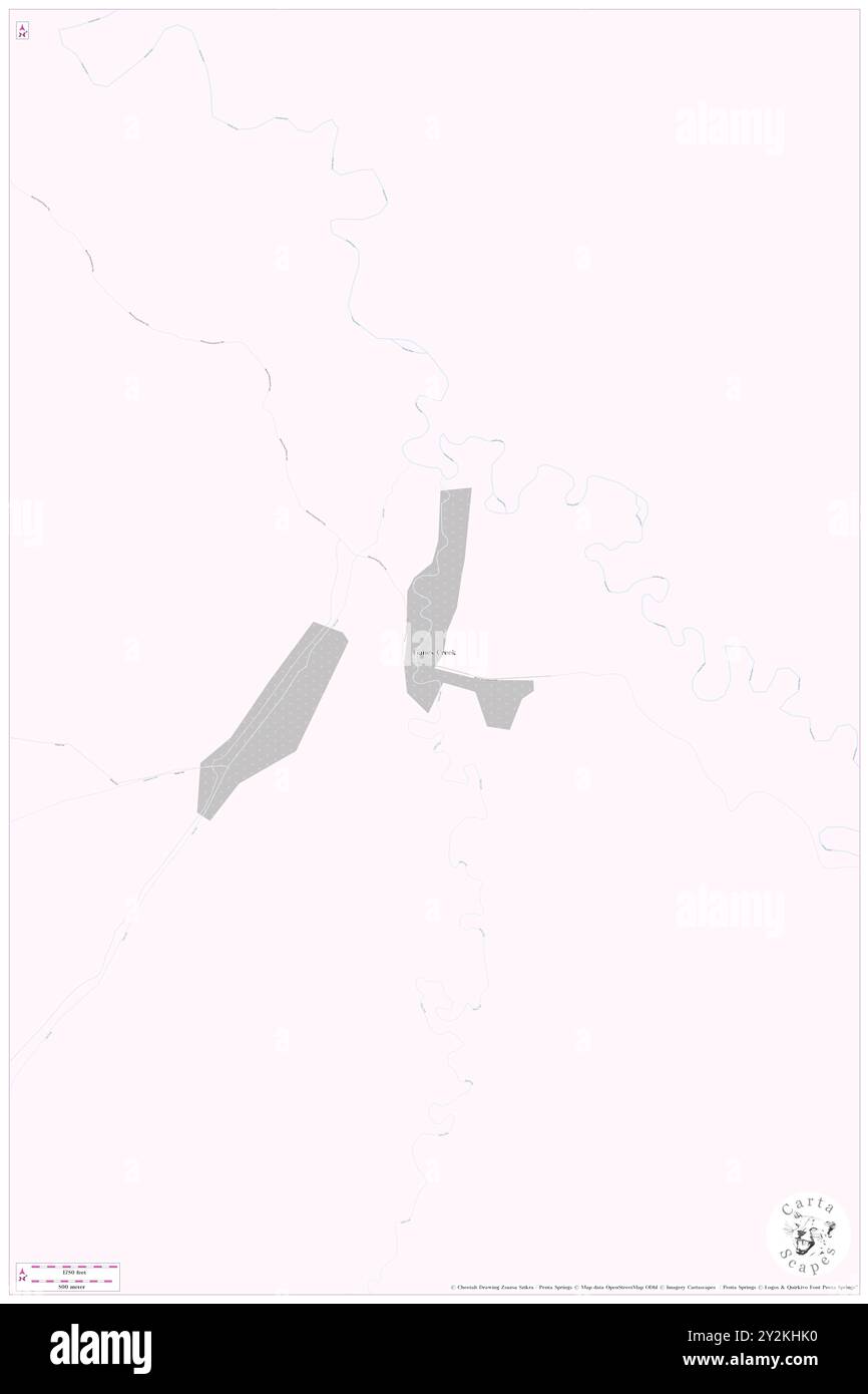 Ganes Creek, Yukon-Koyukuk Census area, Stati Uniti, Alaska, N 63 5' 22'', S 156 25' 50'', MAP, Cartascapes Map pubblicata nel 2024. Esplora Cartascapes, una mappa che rivela i diversi paesaggi, culture ed ecosistemi della Terra. Viaggia attraverso il tempo e lo spazio, scoprendo l'interconnessione del passato, del presente e del futuro del nostro pianeta. Foto Stock