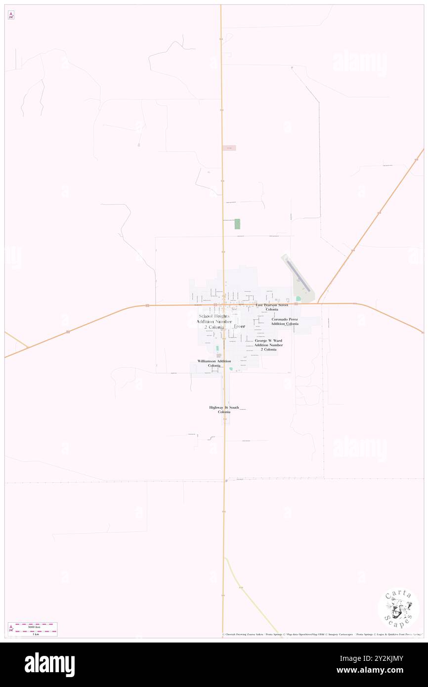 School Heights Addition Number 2 Colonia, Duval County, Stati Uniti, Texas, N 27 52' 45'', S 98 37' 13'', MAP, Cartascapes Map pubblicata nel 2024. Esplora Cartascapes, una mappa che rivela i diversi paesaggi, culture ed ecosistemi della Terra. Viaggia attraverso il tempo e lo spazio, scoprendo l'interconnessione del passato, del presente e del futuro del nostro pianeta. Foto Stock