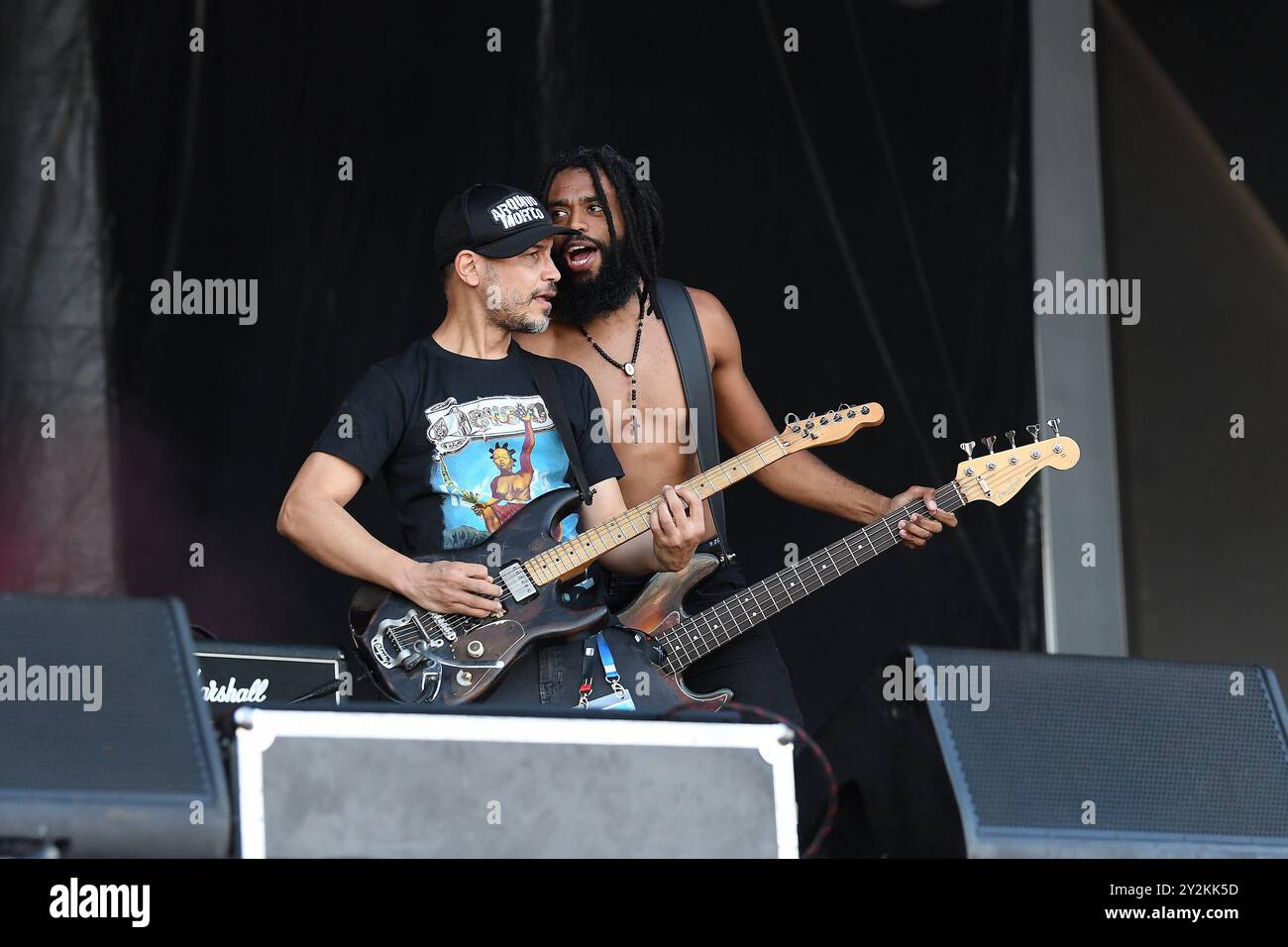 Rio de Janeiro, Brasile, 2 settembre 2022. Concerto dei Black Pantera al Rock in Rio. Foto Stock