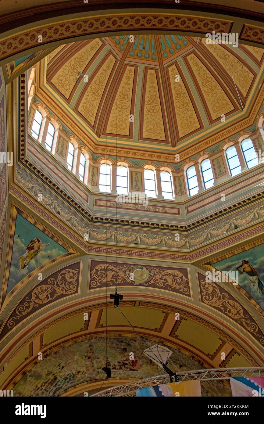 Cupola del Royal Exhibition Building Foto Stock