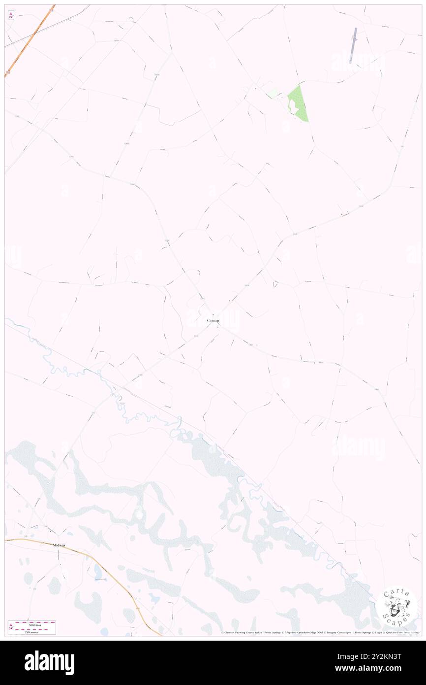 Canaan, contea di Orangeburg, Stati Uniti, Carolina del Sud, N 33 19' 43'', S 80 56' 27'', MAP, Cartascapes Map pubblicata nel 2024. Esplora Cartascapes, una mappa che rivela i diversi paesaggi, culture ed ecosistemi della Terra. Viaggia attraverso il tempo e lo spazio, scoprendo l'interconnessione del passato, del presente e del futuro del nostro pianeta. Foto Stock