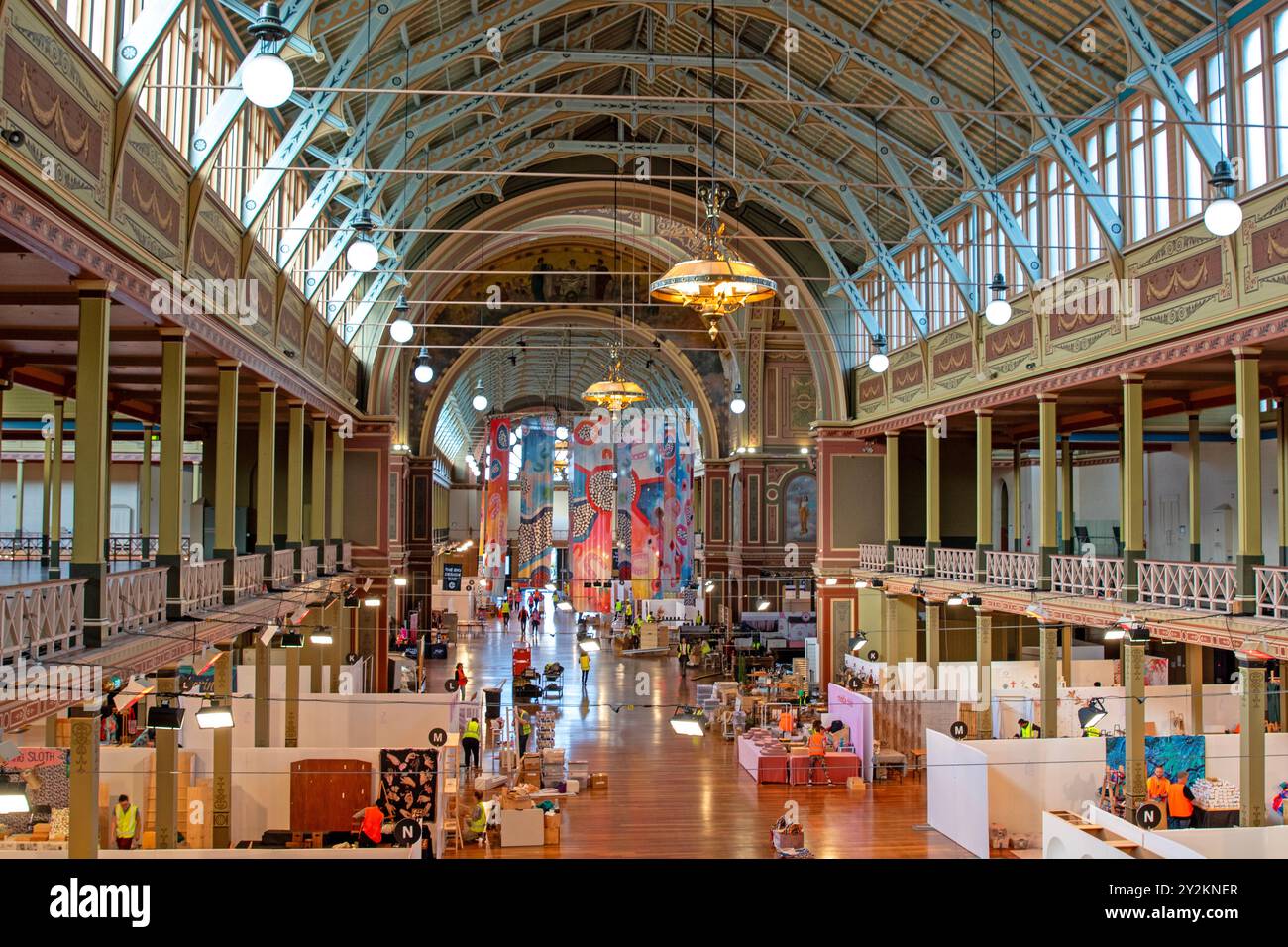 Royal Exhibition Building Great Hall Foto Stock