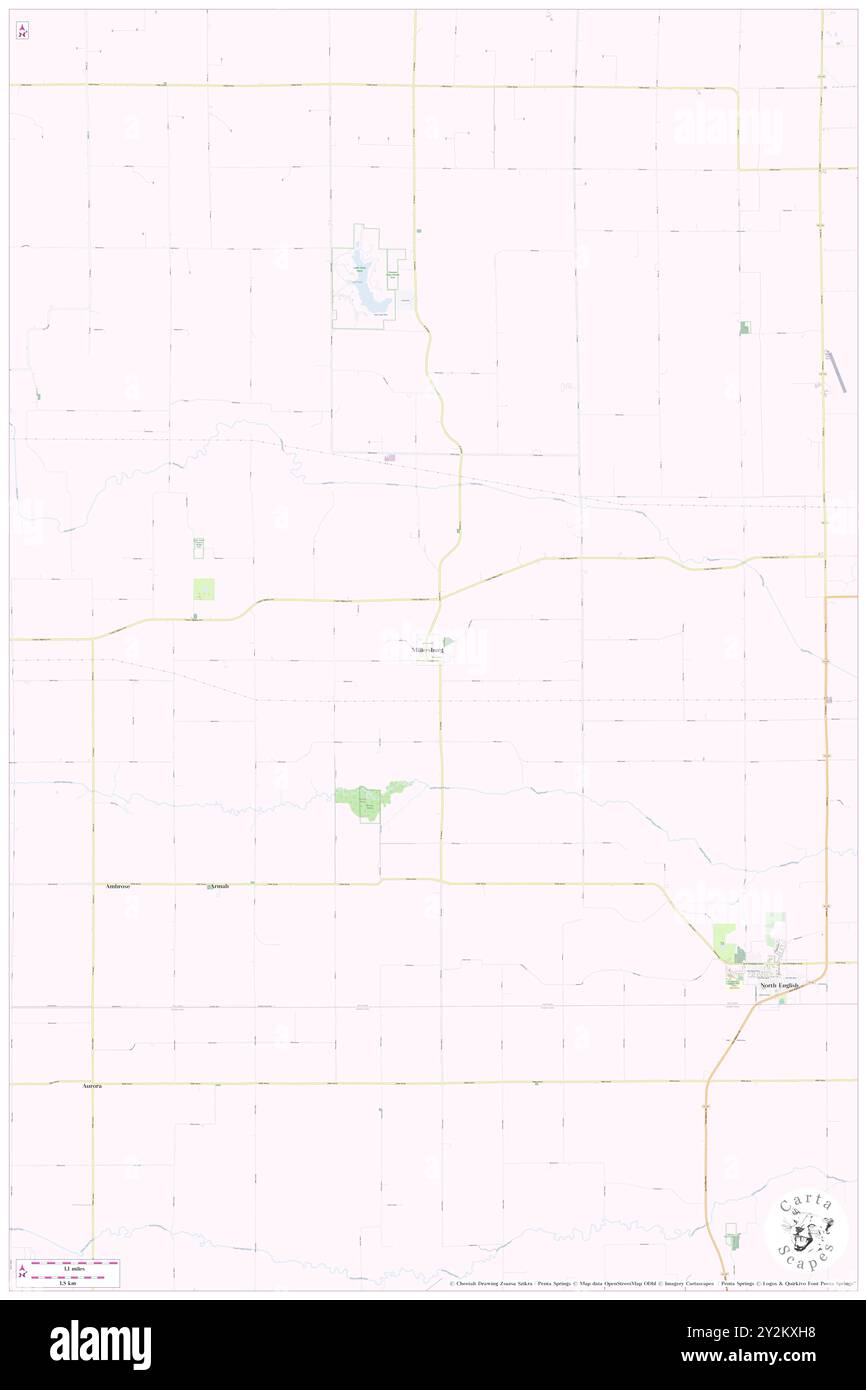 Millersburg, Mercer County, Stati Uniti, Illinois, N 41 14' 29'', S 90 49' 6'', MAP, Cartascapes Map pubblicata nel 2024. Esplora Cartascapes, una mappa che rivela i diversi paesaggi, culture ed ecosistemi della Terra. Viaggia attraverso il tempo e lo spazio, scoprendo l'interconnessione del passato, del presente e del futuro del nostro pianeta. Foto Stock