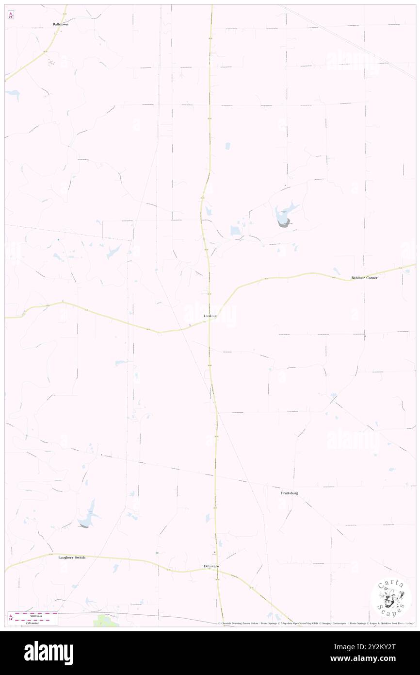 Lookout, Ripley County, Stati Uniti, Indiana, N 39 11' 43'', S 85 12' 26'', MAP, Cartascapes Map pubblicata nel 2024. Esplora Cartascapes, una mappa che rivela i diversi paesaggi, culture ed ecosistemi della Terra. Viaggia attraverso il tempo e lo spazio, scoprendo l'interconnessione del passato, del presente e del futuro del nostro pianeta. Foto Stock