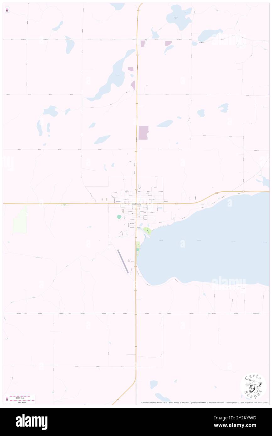 Starbuck, Pope County, Stati Uniti, Stati Uniti, Minnesota, N 45 36' 51'', S 95 31' 52'', MAP, Cartascapes Map pubblicata nel 2024. Esplora Cartascapes, una mappa che rivela i diversi paesaggi, culture ed ecosistemi della Terra. Viaggia attraverso il tempo e lo spazio, scoprendo l'interconnessione del passato, del presente e del futuro del nostro pianeta. Foto Stock