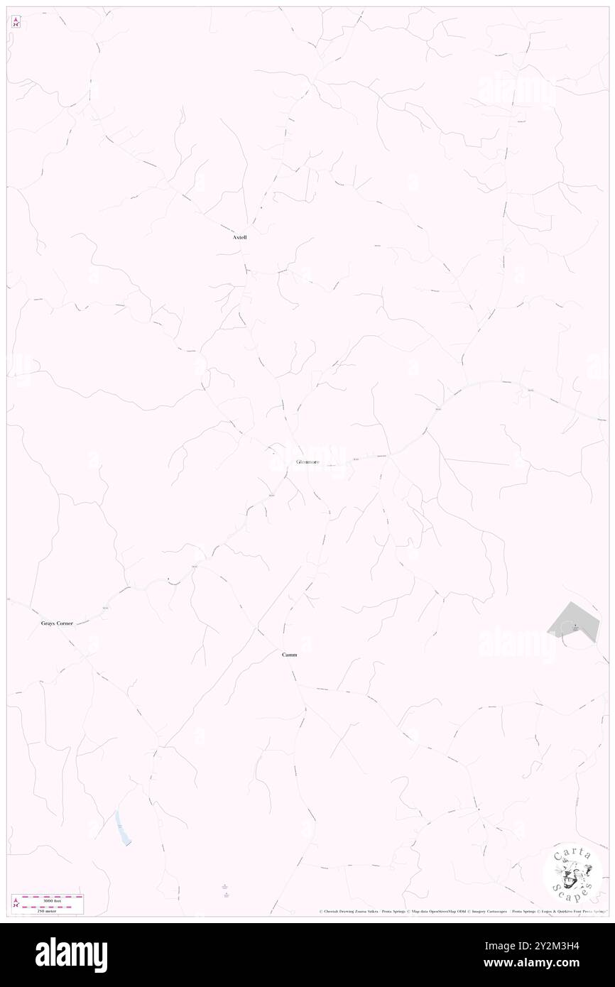 Glenmore, contea di Buckingham, Stati Uniti, Stati Uniti, Virginia, N 37 40' 17'', S 78 35' 24''', MAP, Cartascapes Map pubblicata nel 2024. Esplora Cartascapes, una mappa che rivela i diversi paesaggi, culture ed ecosistemi della Terra. Viaggia attraverso il tempo e lo spazio, scoprendo l'interconnessione del passato, del presente e del futuro del nostro pianeta. Foto Stock