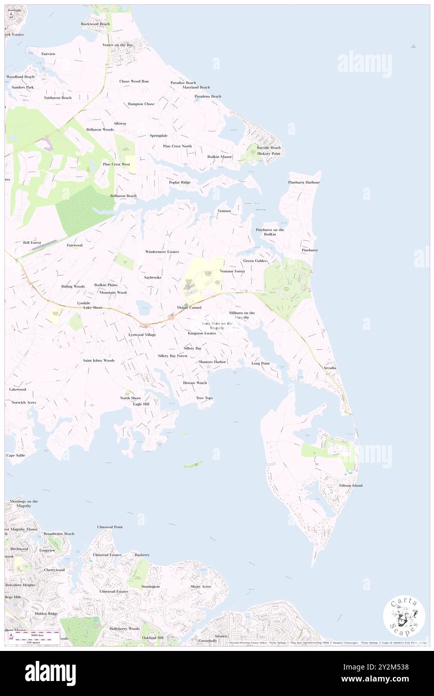 Long Point sulla Magothy, Anne Arundel County, Stati Uniti, Stati Uniti, Maryland, N 39 6' 13'', S 76 27' 19'', MAP, Cartascapes Map pubblicata nel 2024. Esplora Cartascapes, una mappa che rivela i diversi paesaggi, culture ed ecosistemi della Terra. Viaggia attraverso il tempo e lo spazio, scoprendo l'interconnessione del passato, del presente e del futuro del nostro pianeta. Foto Stock