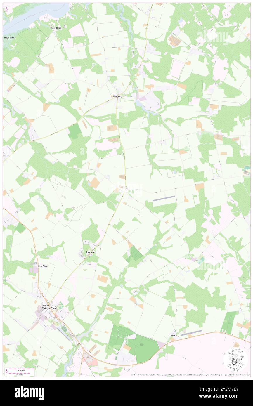 Grove, Caroline County, Stati Uniti, Stati Uniti, Maryland, N 38 44' 57'', S 75 52' 36'', MAP, Cartascapes Map pubblicata nel 2024. Esplora Cartascapes, una mappa che rivela i diversi paesaggi, culture ed ecosistemi della Terra. Viaggia attraverso il tempo e lo spazio, scoprendo l'interconnessione del passato, del presente e del futuro del nostro pianeta. Foto Stock