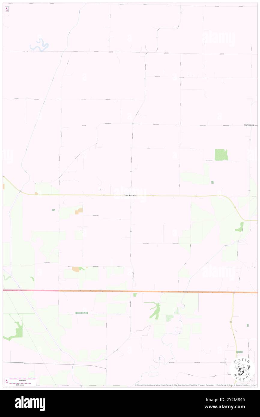 San Antonio, Buchanan County, Stati Uniti, Stati Uniti, Missouri, N 39 46' 36'', S 94 41' 0'', MAP, Cartascapes Map pubblicata nel 2024. Esplora Cartascapes, una mappa che rivela i diversi paesaggi, culture ed ecosistemi della Terra. Viaggia attraverso il tempo e lo spazio, scoprendo l'interconnessione del passato, del presente e del futuro del nostro pianeta. Foto Stock