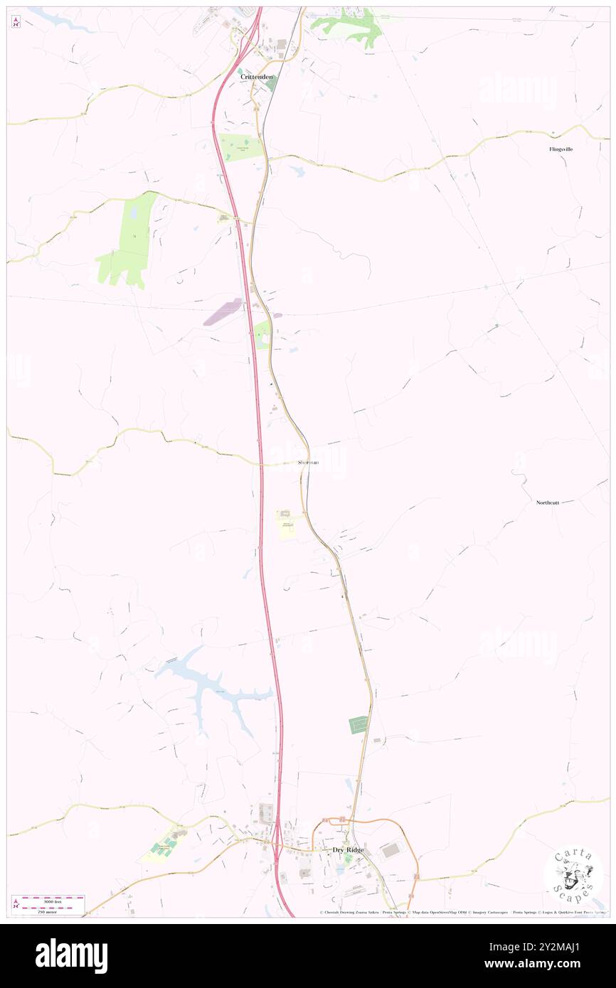 Sherman, Grant County, Stati Uniti, Stati Uniti, Kentucky, N 38 43' 57'', S 84 35' 47'', MAP, Cartascapes Map pubblicata nel 2024. Esplora Cartascapes, una mappa che rivela i diversi paesaggi, culture ed ecosistemi della Terra. Viaggia attraverso il tempo e lo spazio, scoprendo l'interconnessione del passato, del presente e del futuro del nostro pianeta. Foto Stock