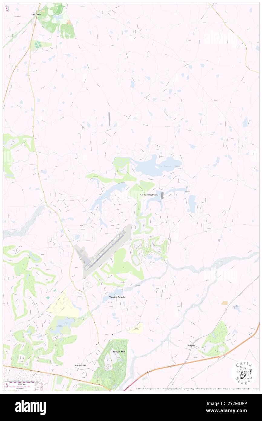 Whiispering Pines, Scotland County, Stati Uniti, Stati Uniti, Carolina del Nord, N 34 44' 21'', S 79 30' 10'', MAP, Cartascapes Map pubblicata nel 2024. Esplora Cartascapes, una mappa che rivela i diversi paesaggi, culture ed ecosistemi della Terra. Viaggia attraverso il tempo e lo spazio, scoprendo l'interconnessione del passato, del presente e del futuro del nostro pianeta. Foto Stock