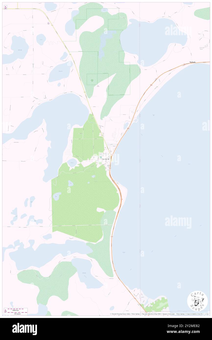 Garrison, Crow Wing County, Stati Uniti, Minnesota, N 46 17' 39'', S 93 49' 36'', MAP, Cartascapes Map pubblicata nel 2024. Esplora Cartascapes, una mappa che rivela i diversi paesaggi, culture ed ecosistemi della Terra. Viaggia attraverso il tempo e lo spazio, scoprendo l'interconnessione del passato, del presente e del futuro del nostro pianeta. Foto Stock