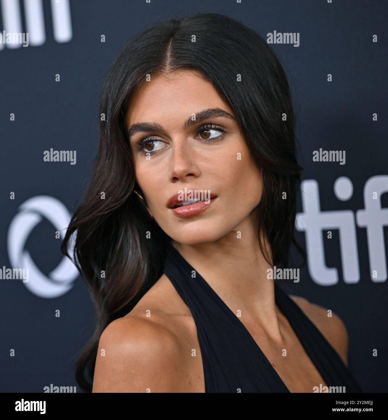 Toronto, Canada. 10 settembre 2024. Kaia Gerber partecipa alla prima di "Saturday Night" al Royal Alexandra Theatre durante il Toronto International Film Festival a Toronto, Canada, martedì 10 settembre 2024. Foto di Chris Chew/UPI credito: UPI/Alamy Live News Foto Stock