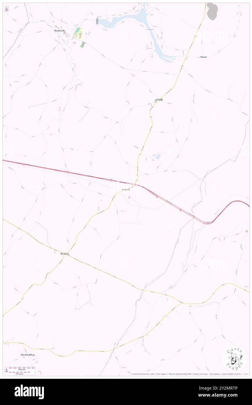 Downey, Somerset County, Stati Uniti, Stati Uniti, Pennsylvania, N 39 58' 4'', S 78 52' 48''', MAP, Cartascapes Map pubblicata nel 2024. Esplora Cartascapes, una mappa che rivela i diversi paesaggi, culture ed ecosistemi della Terra. Viaggia attraverso il tempo e lo spazio, scoprendo l'interconnessione del passato, del presente e del futuro del nostro pianeta. Foto Stock