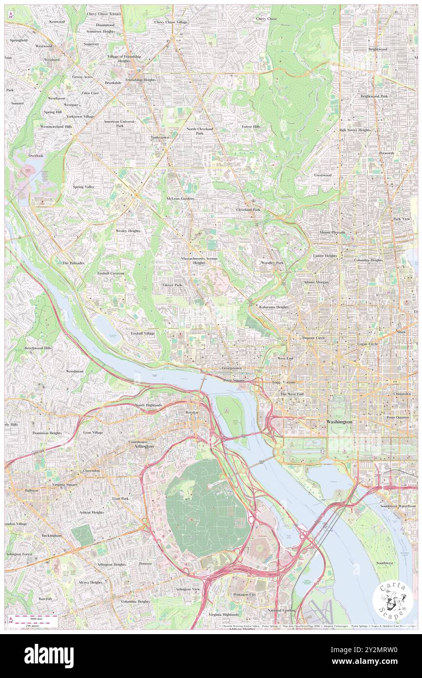 Brinetown (storico), Contea di Washington, Stati Uniti, Stati Uniti, Washington, DC, N 38 54' 53'', S 77 4' 3'', MAP, Cartascapes Map pubblicata nel 2024. Esplora Cartascapes, una mappa che rivela i diversi paesaggi, culture ed ecosistemi della Terra. Viaggia attraverso il tempo e lo spazio, scoprendo l'interconnessione del passato, del presente e del futuro del nostro pianeta. Foto Stock