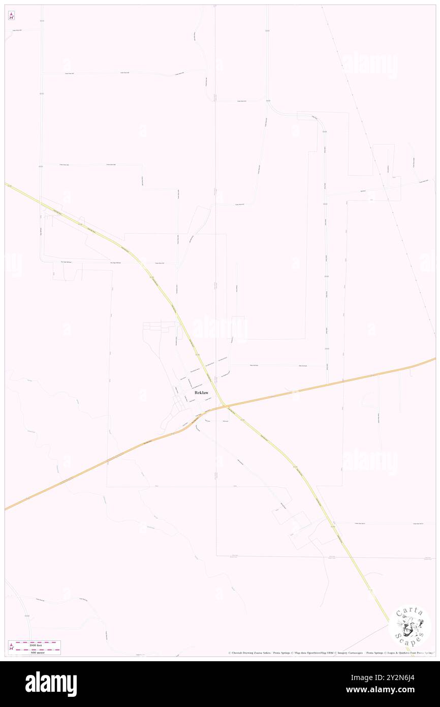 Reklaw, Rusk County, Stati Uniti, Texas, N 31 51' 45'', S 94 59' 15'', MAP, Cartascapes Map pubblicata nel 2024. Esplora Cartascapes, una mappa che rivela i diversi paesaggi, culture ed ecosistemi della Terra. Viaggia attraverso il tempo e lo spazio, scoprendo l'interconnessione del passato, del presente e del futuro del nostro pianeta. Foto Stock