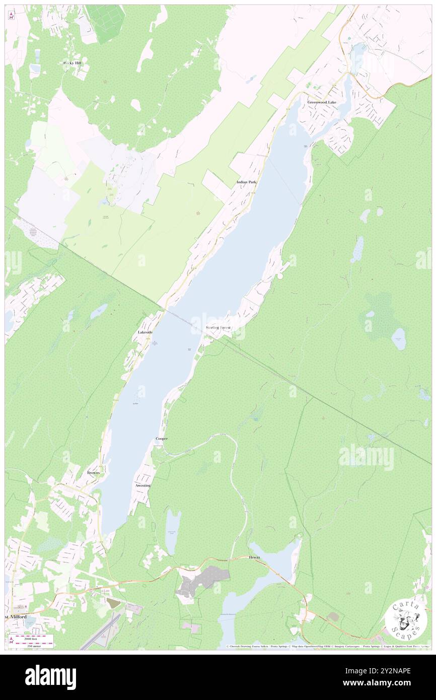 Sterling Forest, Orange County, Stati Uniti, Stati Uniti, New York, N 41 10' 57'', S 74 19' 7'', MAP, Cartascapes Map pubblicata nel 2024. Esplora Cartascapes, una mappa che rivela i diversi paesaggi, culture ed ecosistemi della Terra. Viaggia attraverso il tempo e lo spazio, scoprendo l'interconnessione del passato, del presente e del futuro del nostro pianeta. Foto Stock