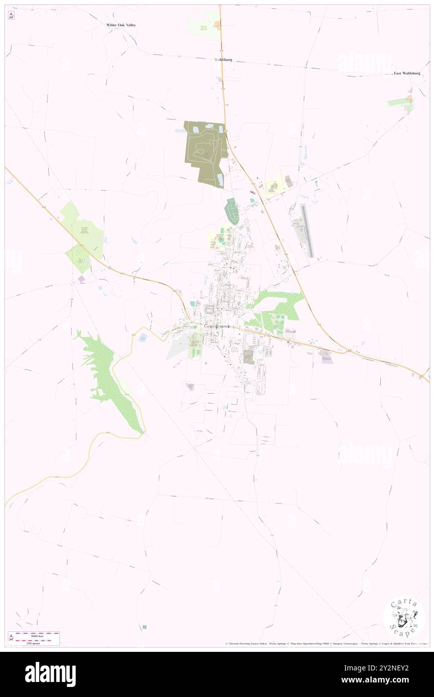 Georgetown, Brown County, Stati Uniti, Stati Uniti, Ohio, N 38 51' 52'', S 83 54' 14'', MAP, Cartascapes Map pubblicata nel 2024. Esplora Cartascapes, una mappa che rivela i diversi paesaggi, culture ed ecosistemi della Terra. Viaggia attraverso il tempo e lo spazio, scoprendo l'interconnessione del passato, del presente e del futuro del nostro pianeta. Foto Stock