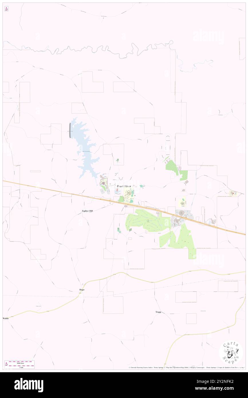 Pearl River, Neshoba County, Stati Uniti, Stati Uniti, Mississippi, N 32 47' 0'', S 89 13' 40'', MAP, Cartascapes Map pubblicata nel 2024. Esplora Cartascapes, una mappa che rivela i diversi paesaggi, culture ed ecosistemi della Terra. Viaggia attraverso il tempo e lo spazio, scoprendo l'interconnessione del passato, del presente e del futuro del nostro pianeta. Foto Stock