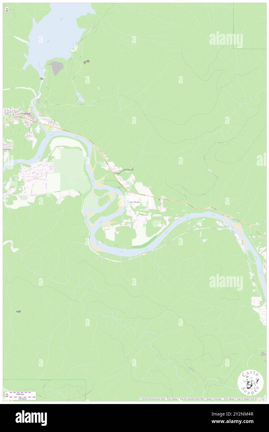 Van Horn, contea di Skagit, Stati Uniti, Stati Uniti, Washington, N 48 30' 59'', S 121 42' 19'', MAP, Cartascapes Map pubblicata nel 2024. Esplora Cartascapes, una mappa che rivela i diversi paesaggi, culture ed ecosistemi della Terra. Viaggia attraverso il tempo e lo spazio, scoprendo l'interconnessione del passato, del presente e del futuro del nostro pianeta. Foto Stock