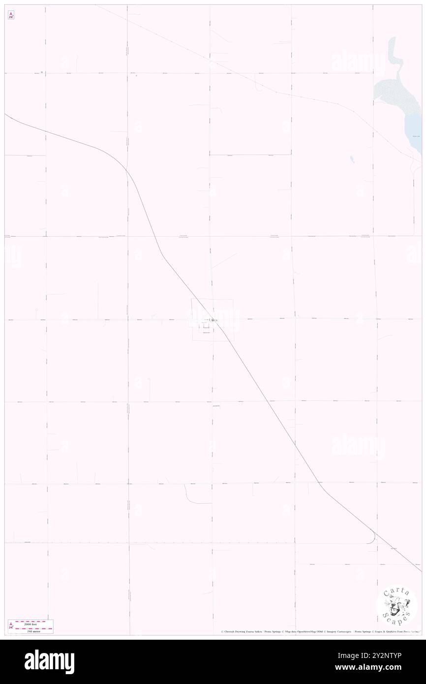 Utica, Yankton County, Stati Uniti, Sud Dakota, N 42 58' 51'', S 97 29' 47'', MAP, Cartascapes Map pubblicata nel 2024. Esplora Cartascapes, una mappa che rivela i diversi paesaggi, culture ed ecosistemi della Terra. Viaggia attraverso il tempo e lo spazio, scoprendo l'interconnessione del passato, del presente e del futuro del nostro pianeta. Foto Stock