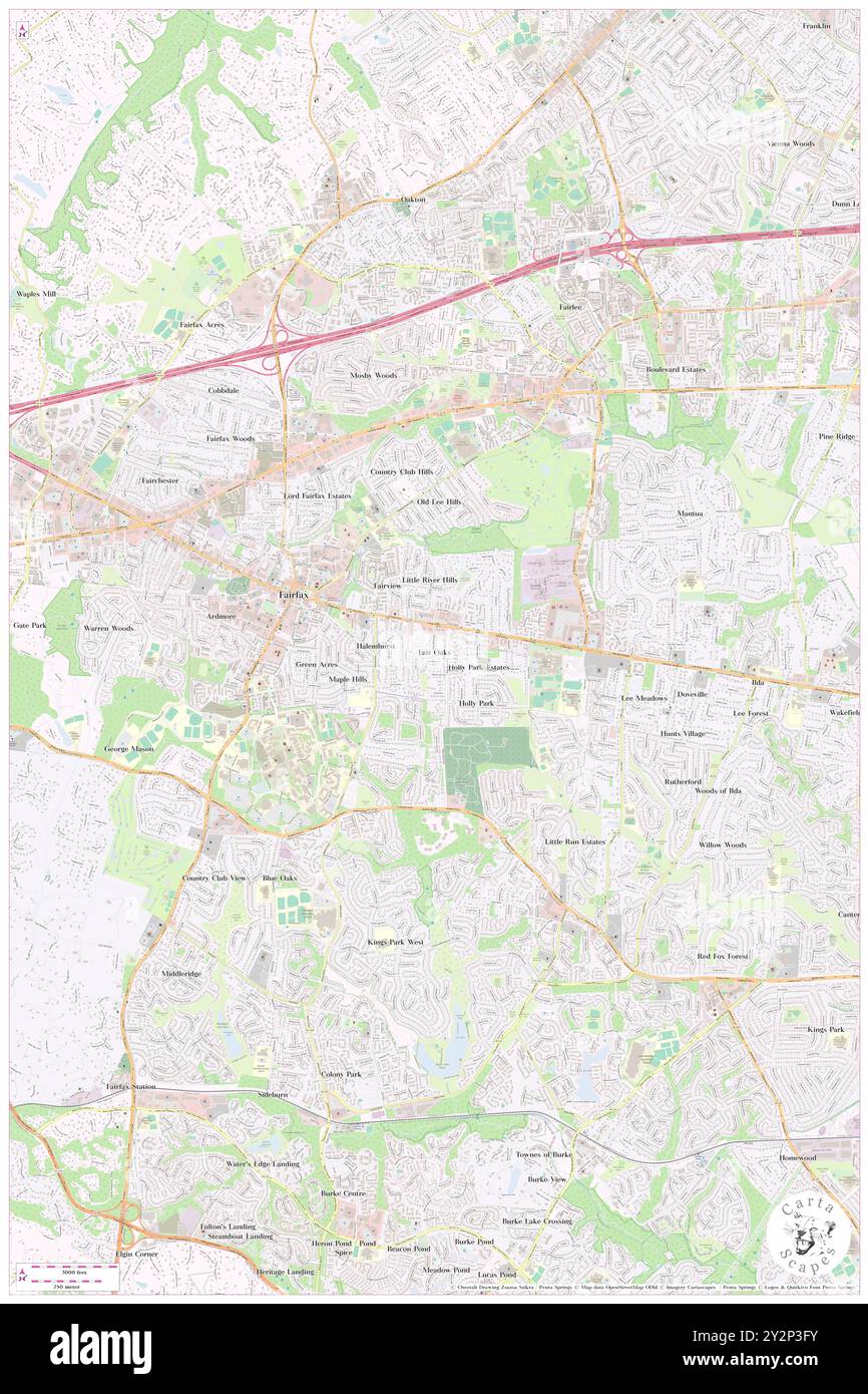 Fair Oaks, città di Fairfax, Stati Uniti, Stati Uniti, Virginia, N 38 50' 27'', S 77 17' 22'', MAP, Cartascapes Map pubblicata nel 2024. Esplora Cartascapes, una mappa che rivela i diversi paesaggi, culture ed ecosistemi della Terra. Viaggia attraverso il tempo e lo spazio, scoprendo l'interconnessione del passato, del presente e del futuro del nostro pianeta. Foto Stock