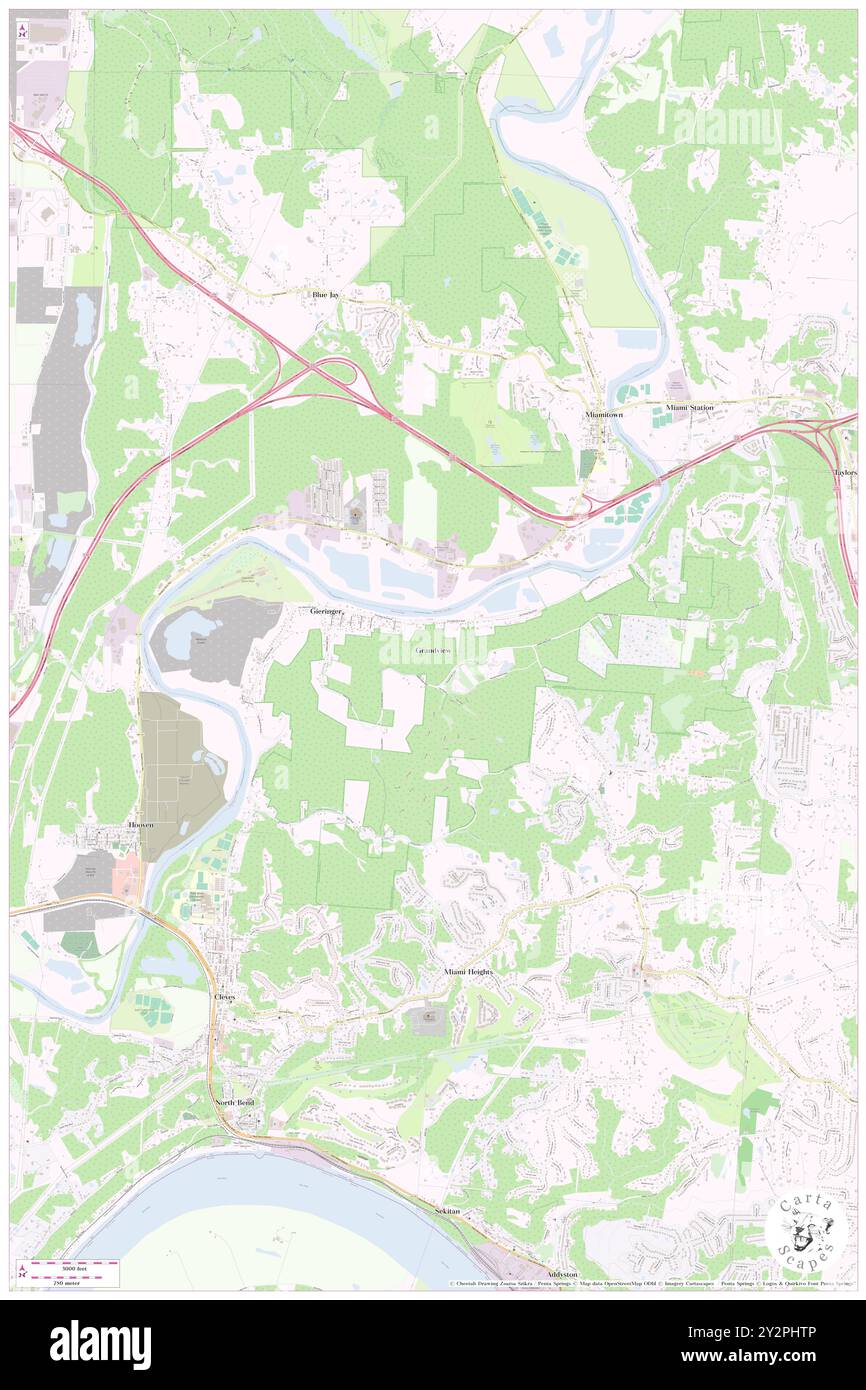 Grandview, contea di Hamilton, Stati Uniti, Ohio, N 39 11' 39'', S 84 43' 27'', MAP, Cartascapes Map pubblicata nel 2024. Esplora Cartascapes, una mappa che rivela i diversi paesaggi, culture ed ecosistemi della Terra. Viaggia attraverso il tempo e lo spazio, scoprendo l'interconnessione del passato, del presente e del futuro del nostro pianeta. Foto Stock