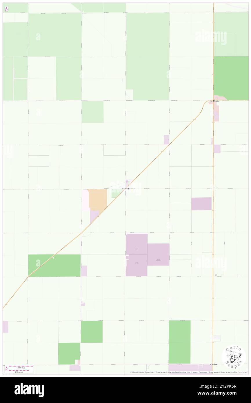 Westside, Fresno County, Stati Uniti, Stati Uniti, California, N 36 24' 1''', S 120 8' 20''', MAP, Cartascapes Map pubblicata nel 2024. Esplora Cartascapes, una mappa che rivela i diversi paesaggi, culture ed ecosistemi della Terra. Viaggia attraverso il tempo e lo spazio, scoprendo l'interconnessione del passato, del presente e del futuro del nostro pianeta. Foto Stock