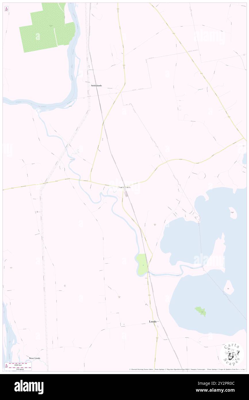 North Leeds, Androscoggin County, Stati Uniti, Maine, N 44 20' 36'', S 70 7' 52'', MAP, Cartascapes Map pubblicata nel 2024. Esplora Cartascapes, una mappa che rivela i diversi paesaggi, culture ed ecosistemi della Terra. Viaggia attraverso il tempo e lo spazio, scoprendo l'interconnessione del passato, del presente e del futuro del nostro pianeta. Foto Stock