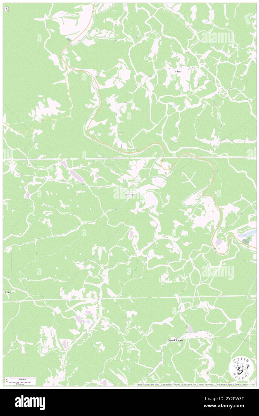 Deep Valley, contea di Tyler, Stati Uniti, Virginia Occidentale, N 39 20' 19'', S 80 50' 37'', MAP, Cartascapes Map pubblicata nel 2024. Esplora Cartascapes, una mappa che rivela i diversi paesaggi, culture ed ecosistemi della Terra. Viaggia attraverso il tempo e lo spazio, scoprendo l'interconnessione del passato, del presente e del futuro del nostro pianeta. Foto Stock