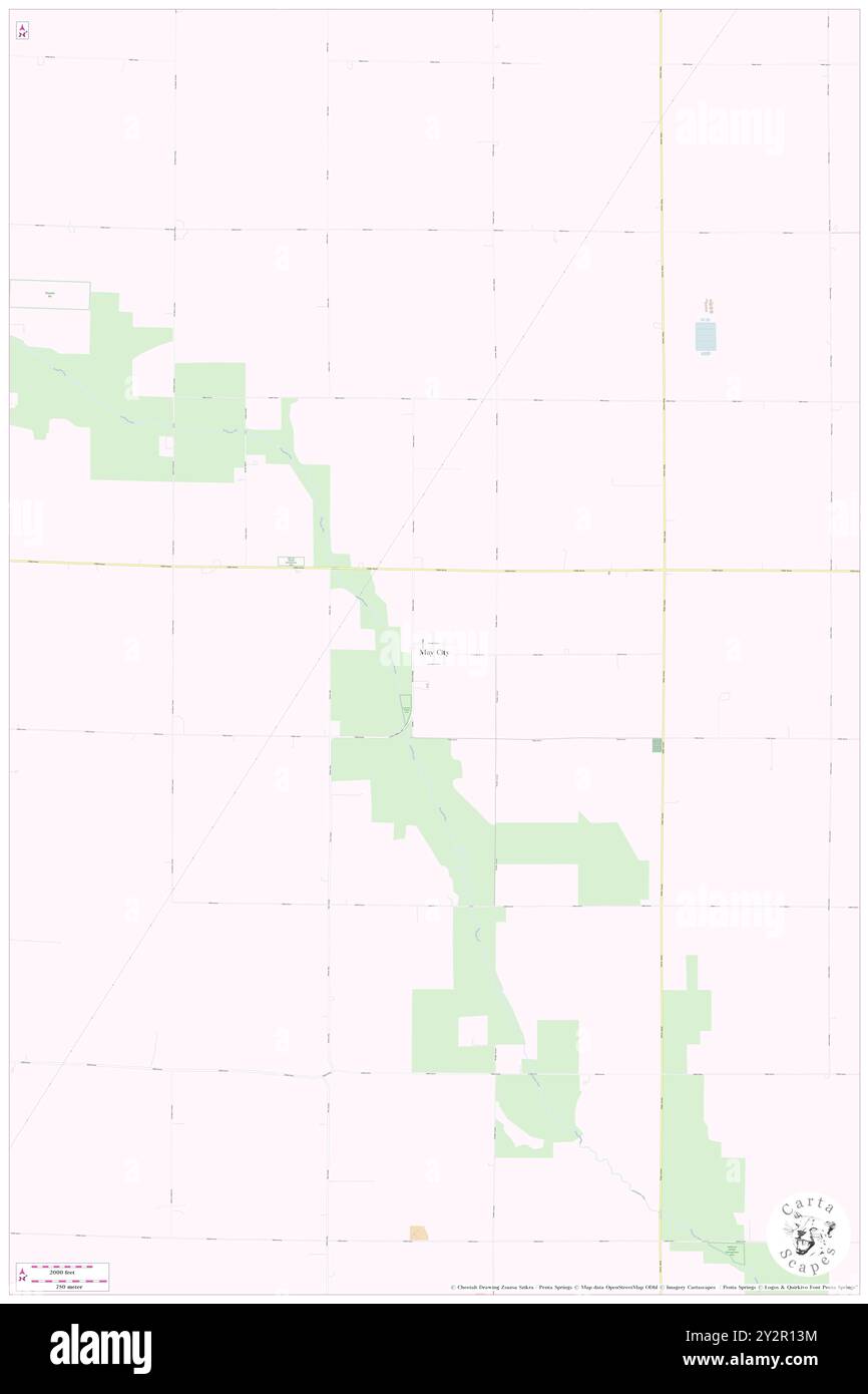 May City, Osceola County, Stati Uniti, Iowa, N 43 19' 14'', S 95 28' 28'', MAP, Cartascapes Map pubblicata nel 2024. Esplora Cartascapes, una mappa che rivela i diversi paesaggi, culture ed ecosistemi della Terra. Viaggia attraverso il tempo e lo spazio, scoprendo l'interconnessione del passato, del presente e del futuro del nostro pianeta. Foto Stock