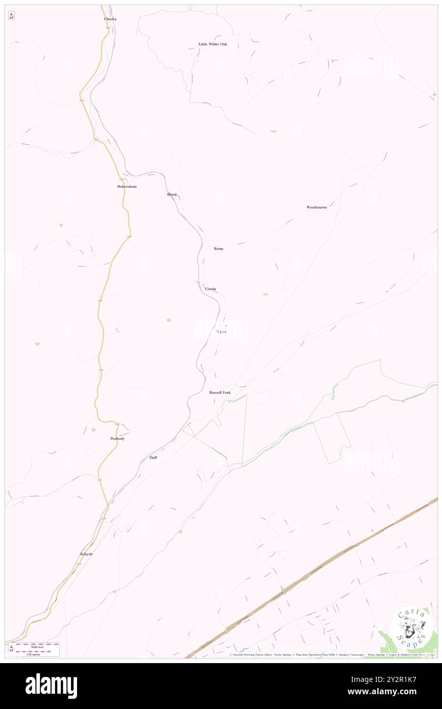 Wynn, Campbell County, Stati Uniti, Stati Uniti, Tennessee, N 36 28' 13'', S 84 3' 5'', MAP, Cartascapes Map pubblicata nel 2024. Esplora Cartascapes, una mappa che rivela i diversi paesaggi, culture ed ecosistemi della Terra. Viaggia attraverso il tempo e lo spazio, scoprendo l'interconnessione del passato, del presente e del futuro del nostro pianeta. Foto Stock