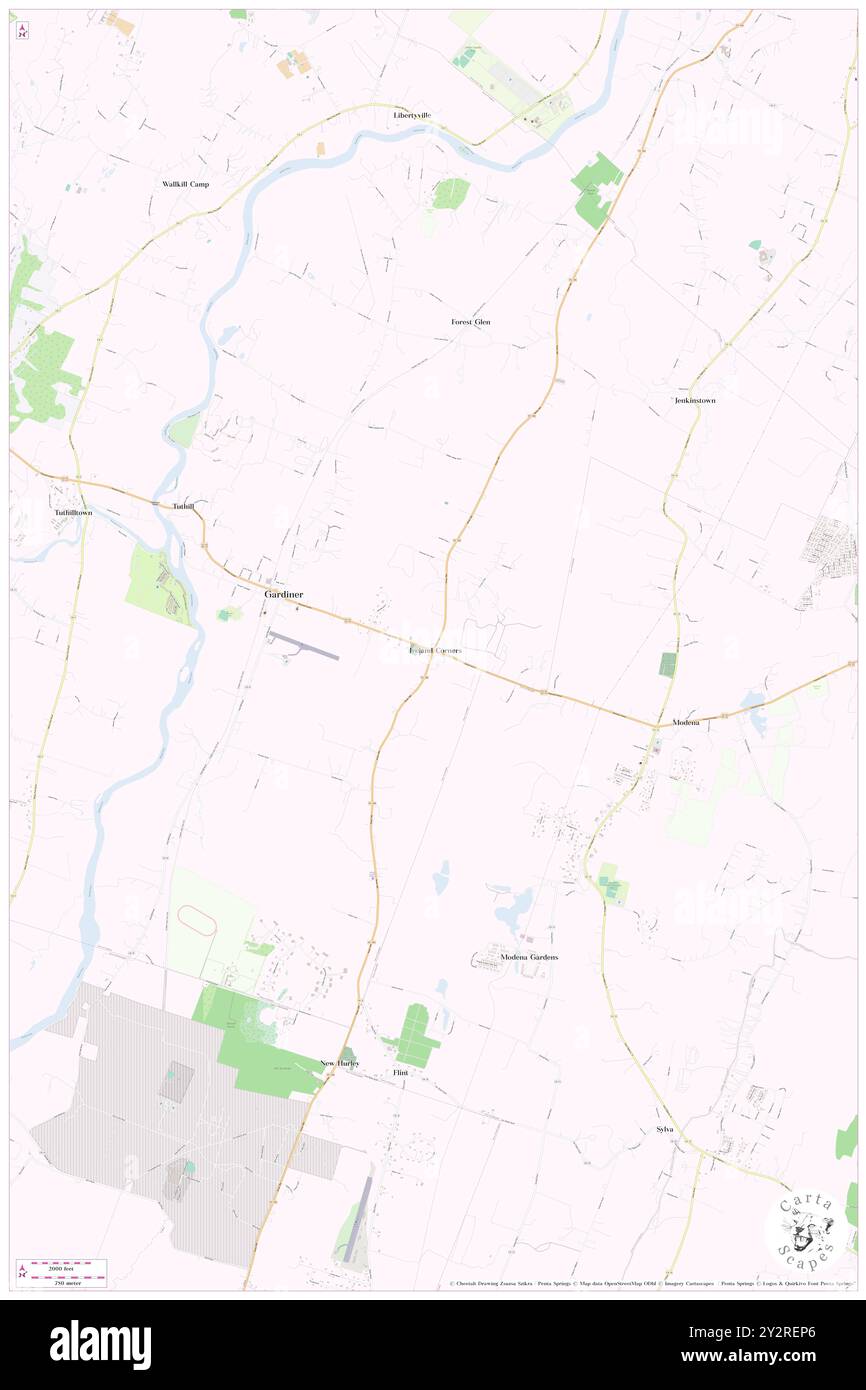 Ireland Corners, Ulster County, Stati Uniti, Stati Uniti, New York, N 41 40' 29'', S 74 7' 57'', MAP, Cartascapes Map pubblicata nel 2024. Esplora Cartascapes, una mappa che rivela i diversi paesaggi, culture ed ecosistemi della Terra. Viaggia attraverso il tempo e lo spazio, scoprendo l'interconnessione del passato, del presente e del futuro del nostro pianeta. Foto Stock