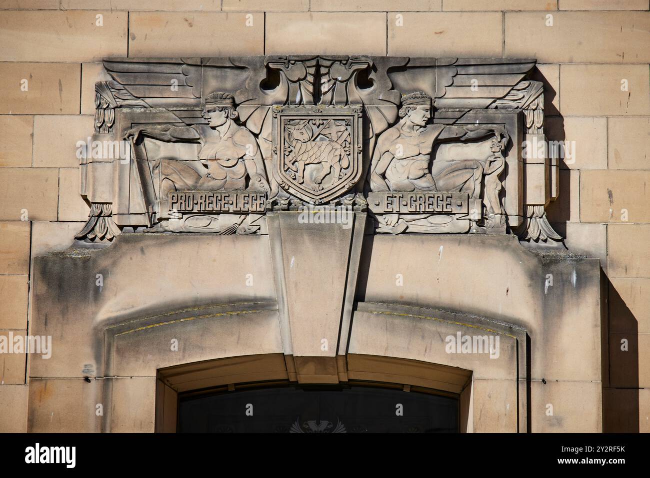 Perth, edificio ispirato al Partenone, Galleria d'Arte di Perth Foto Stock