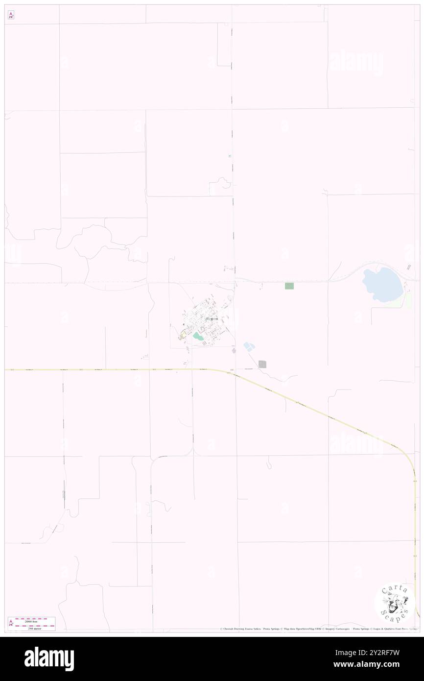 Regent, Hettinger County, Stati Uniti, North Dakota, N 46 25' 18''', S 102 33' 20''', MAP, Cartascapes Map pubblicata nel 2024. Esplora Cartascapes, una mappa che rivela i diversi paesaggi, culture ed ecosistemi della Terra. Viaggia attraverso il tempo e lo spazio, scoprendo l'interconnessione del passato, del presente e del futuro del nostro pianeta. Foto Stock