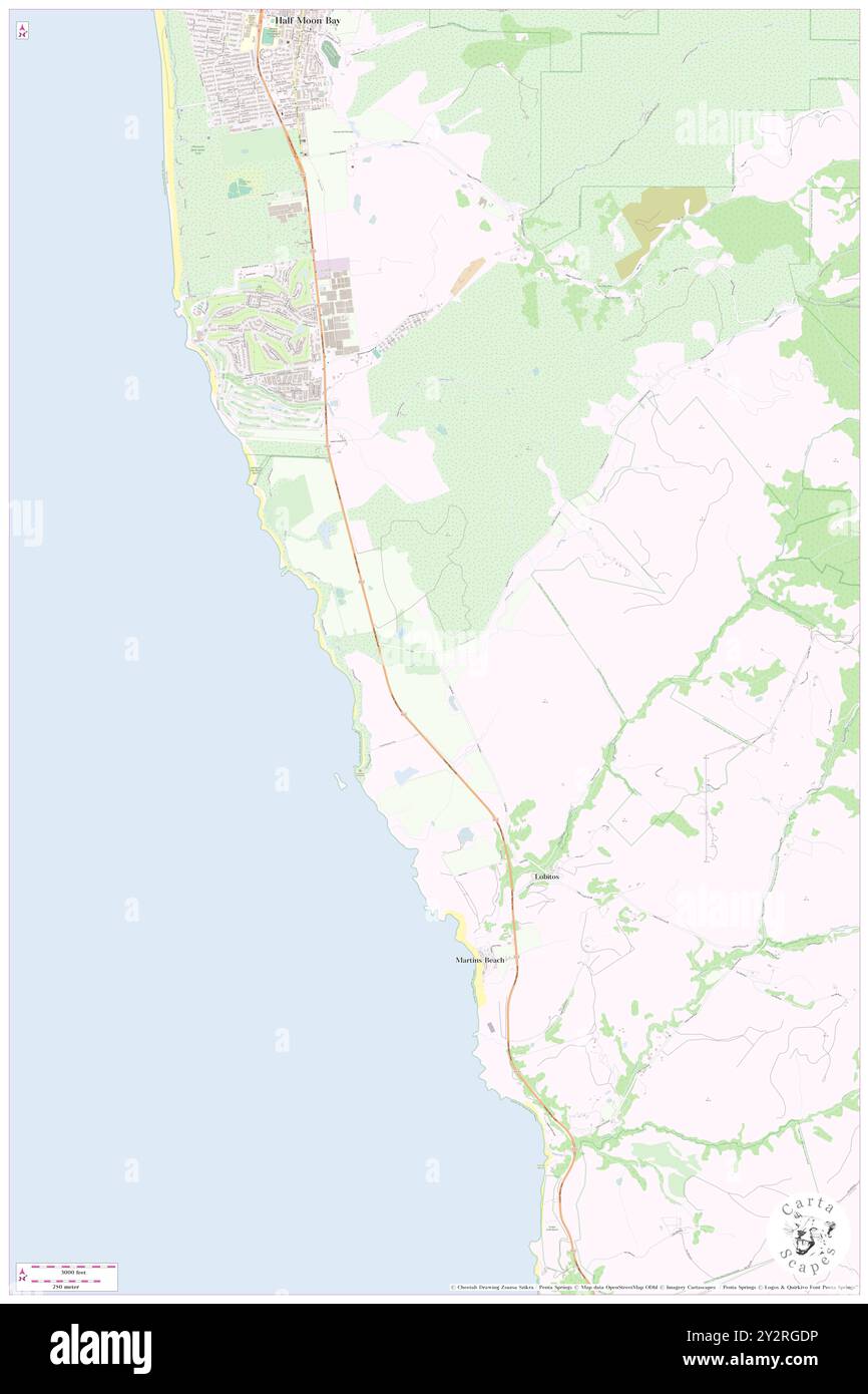 Purisima (storica), San Mateo County, Stati Uniti, Stati Uniti, California, N 37 24' 14'', S 122 24' 48'', mappa, Cartascapes Map pubblicata nel 2024. Esplora Cartascapes, una mappa che rivela i diversi paesaggi, culture ed ecosistemi della Terra. Viaggia attraverso il tempo e lo spazio, scoprendo l'interconnessione del passato, del presente e del futuro del nostro pianeta. Foto Stock