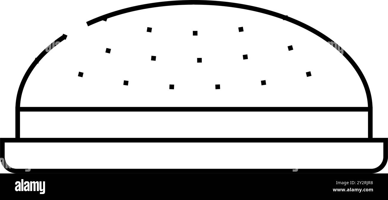 equilibratura emisfero palestra attrezzatura linea icona vettore illustrazione Illustrazione Vettoriale