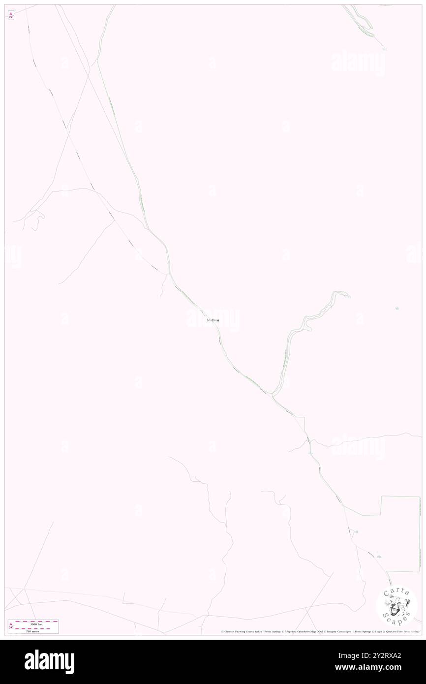 Midway, Mineral County, Stati Uniti, Stati Uniti, Nevada, N 38 43' 24''', S 118 18' 4''', MAP, Cartascapes Map pubblicata nel 2024. Esplora Cartascapes, una mappa che rivela i diversi paesaggi, culture ed ecosistemi della Terra. Viaggia attraverso il tempo e lo spazio, scoprendo l'interconnessione del passato, del presente e del futuro del nostro pianeta. Foto Stock