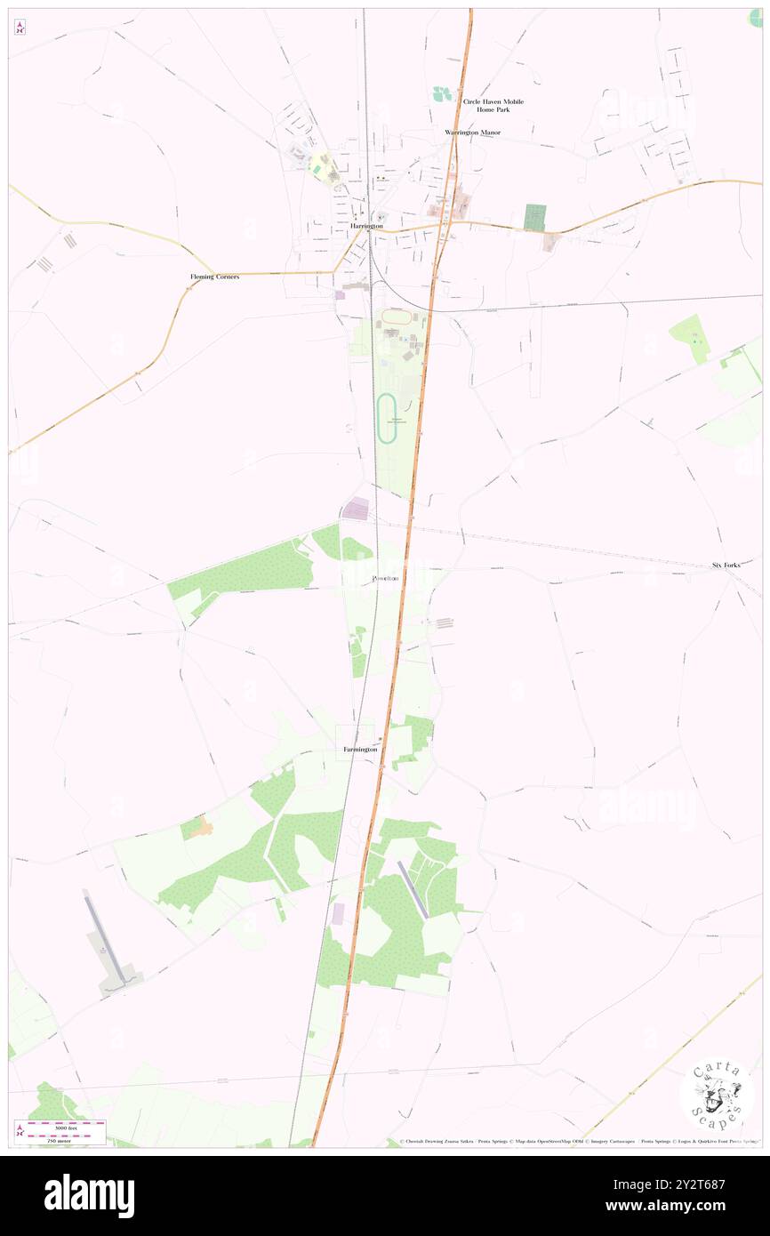 Powelton, Kent County, Stati Uniti, Delaware, N 38 53' 13'', S 75 34' 30''', MAP, Cartascapes Map pubblicata nel 2024. Esplora Cartascapes, una mappa che rivela i diversi paesaggi, culture ed ecosistemi della Terra. Viaggia attraverso il tempo e lo spazio, scoprendo l'interconnessione del passato, del presente e del futuro del nostro pianeta. Foto Stock