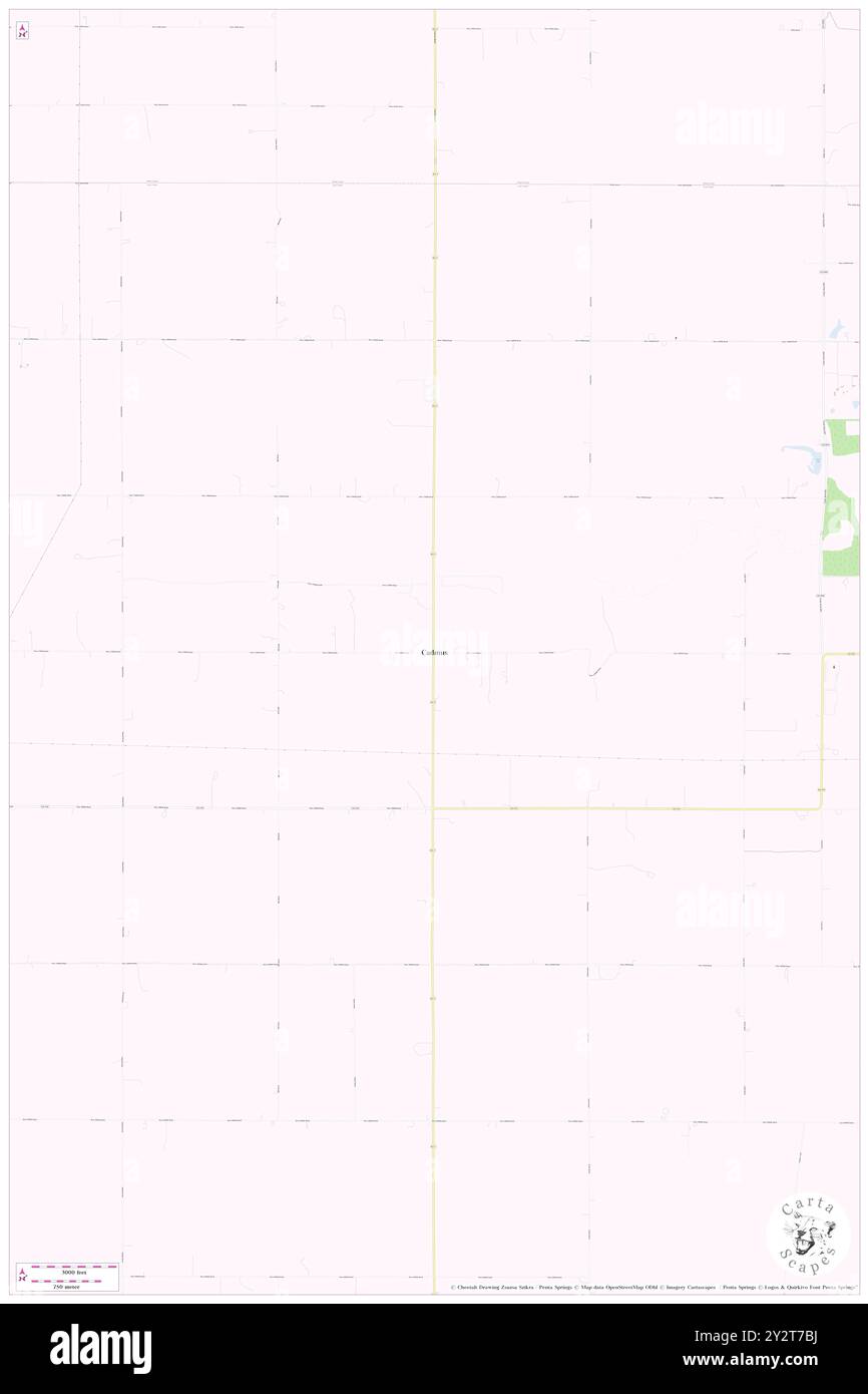 Cadmus, Linn County, Stati Uniti, Stati Uniti, Kansas, N 38 20' 44'', S 94 53' 57'', MAP, Cartascapes Map pubblicata nel 2024. Esplora Cartascapes, una mappa che rivela i diversi paesaggi, culture ed ecosistemi della Terra. Viaggia attraverso il tempo e lo spazio, scoprendo l'interconnessione del passato, del presente e del futuro del nostro pianeta. Foto Stock