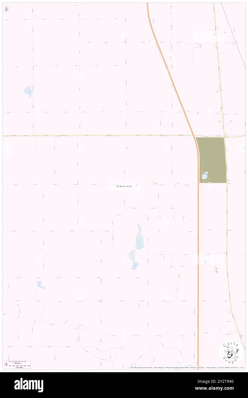 Richland Center, Fulton County, Stati Uniti, Stati Uniti, Indiana, N 41 9' 23'', S 86 16' 14'', MAP, Cartascapes Map pubblicata nel 2024. Esplora Cartascapes, una mappa che rivela i diversi paesaggi, culture ed ecosistemi della Terra. Viaggia attraverso il tempo e lo spazio, scoprendo l'interconnessione del passato, del presente e del futuro del nostro pianeta. Foto Stock